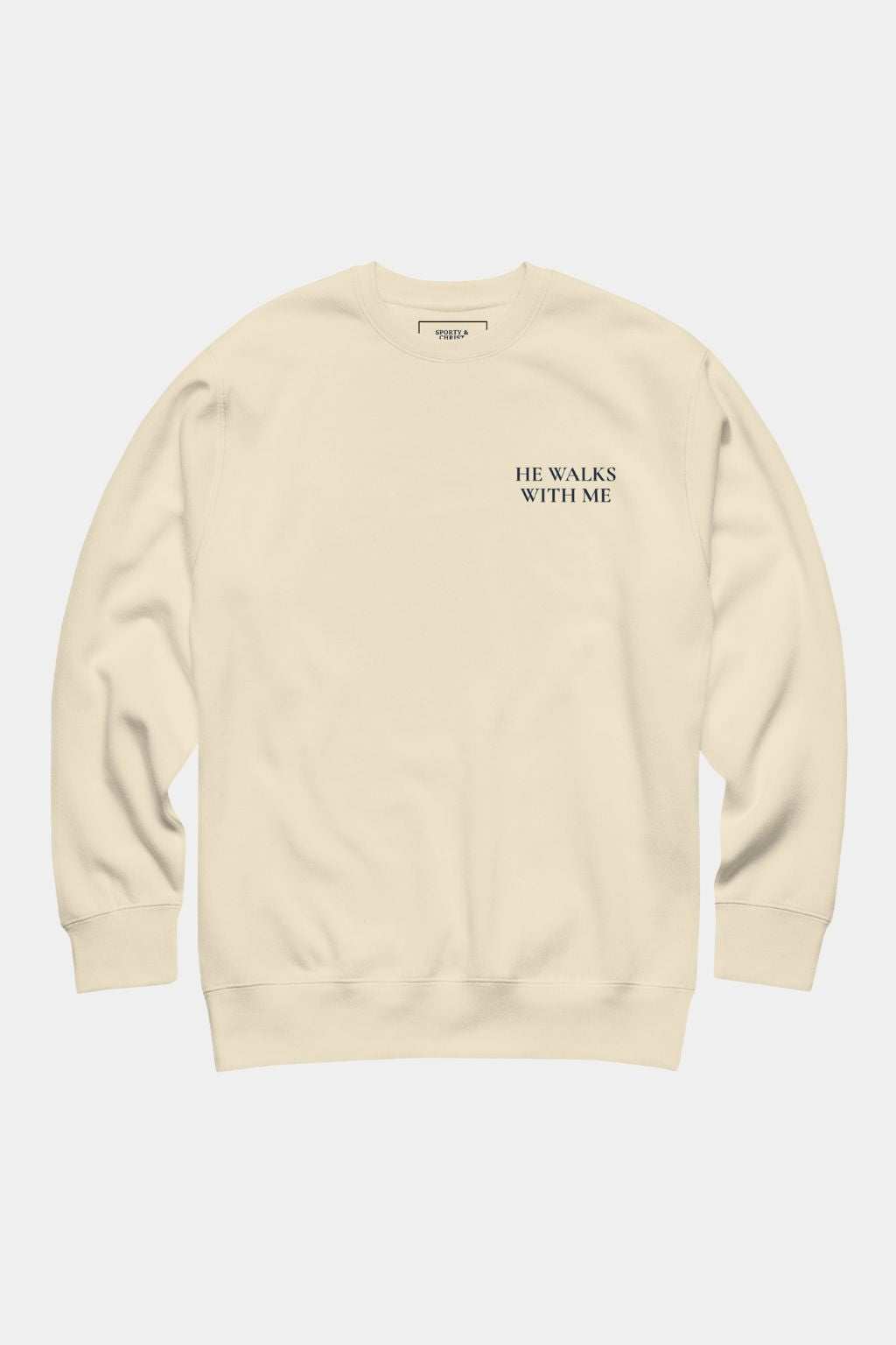"He Walks With Me" Sweatshirt - Chosen Company